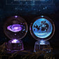 Transparent Luminous Crystal Ball Tabletop Ornament