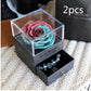 Eternal Flower Rose Jewelry Box for Birthday Presents Valentines Day Wedding Gift