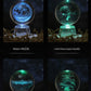 Transparent Luminous Crystal Ball Tabletop Ornament