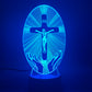 Cross Acrylic 3D Night Light