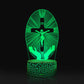 Cross Acrylic 3D Night Light